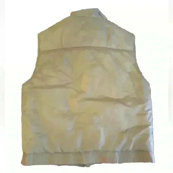 Ozark Trail Puffer Vest Mens M Tan Beige Snap Nylon/Poly Utility Camp Hunt Fish - Picture 9 of 10